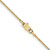 10k Yellow Gold .8mm Box Chain 5260-18