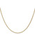 14K Yellow Gold 16 inch 1mm Round Open Link Cable with Lobster Clasp Chain
