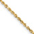 10k Yellow Gold 2mm Lightweight Diamond-cut Rope with Lobster Clasp Chain 10K016HL-22