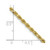 18" 10K Yellow Gold 2.5mm Diamond-cut Semi Solid Rope Chain Necklace