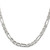30" Sterling Silver 5.5mm Figaro Anchor Chain Necklace