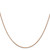 14K Rose Gold 20 inch .85mm Diamond-cut Spiga with Lobster Clasp Chain