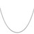 14K White Gold 20 inch .85mm Diamond-cut Spiga with Lobster Clasp Chain