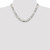 Sterling Silver 8.5mm Lightweight Flat Figaro Chain QMB220-18