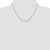 10K White Gold 1.3mm Singapore Chain 5262-18