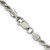 28" Sterling Silver Rhodium-plated 3mm Diamond-cut Rope Chain Necklace