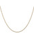 14K Yellow Gold 30 inch .8mm Light Baby Rope with Spring Ring Clasp Chain