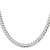 Sterling Silver 7mm Beveled Curb Chain QFB180-18