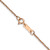 14K Rose Gold 20 inch 1.10mm Ropa with Spring Ring Clasp Chain