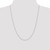 10k White Gold 1.2mm Cable Chain 10PE207-24