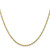 18" 10K Yellow Gold 1.7mm Singapore Chain Necklace