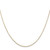 14K Yellow Gold 24 inch .8mm Diamond-cut Round Open Link Cable with Lobster Clasp Chain