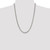 Sterling Silver Polished 4.8mm Double Diamond-cut Curb Chain QDD100-24