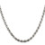Sterling Silver 3.5mm Diamond-cut Rope Chain QDC080-26
