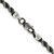 Sterling Silver Ruthenium-plated 4mm Rope Chain QFC202-20