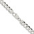 22" Sterling Silver 8mm Concave Beveled Curb Chain Necklace