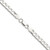 Sterling Silver Polished and Diamond-cut 5.75mm Flat Curb Link Chain QFOC200-20