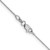 14K White Gold .85 mm Diamond-cut Cable Chain 1252-16