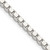 22" Sterling Silver 3.25mm Box Chain Necklace