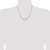 20" Sterling Silver 3.7mm Round Spiga Chain Necklace