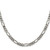 Sterling Silver Rhodium-plated 5.25mm Figaro Chain QFG150R-20