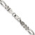 Sterling Silver Rhodium-plated 5.25mm Figaro Chain QFG150R-20