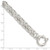 Sterling Silver Polished Byzantine Link Bracelet QG5111-8