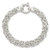 Sterling Silver Polished Byzantine Link Bracelet QG5111-8