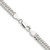 Sterling Silver Polished 4.8mm Double Diamond-cut Curb Chain QDD100-22