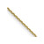 10k Yellow Gold .9mm Diamond-cut Cable Chain 10PE326-24