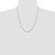 22" 14K White Gold 1.1mm Ropa Chain Necklace