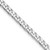 Sterling Silver Rhodium-plated Polished 5mm Curb Chain QFC147R-18