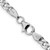 Sterling Silver Rhodium-plated Polished 5mm Curb Chain QFC147R-18