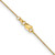 14K Yellow Gold 18 inch .9mm Cable with Lobster Clasp Chain