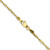 16" 10K Yellow Gold 1.7mm Singapore Chain Necklace