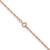 18" 14K Rose Gold 1.15mm Baby Rope Chain Necklace 18" 14K Rose Gold 1.15mm Baby Rope Chain Necklace
