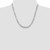 Sterling Silver Rhodium-plated 5.5mm Figaro Anchor Chain QAF150R-20