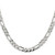 Sterling Silver 5.5mm Pave Flat Figaro Chain QFF150-24