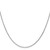 14K White Gold 14 inch .95mm Diamond-cut Cable with Lobster Clasp Chain