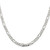 36" Sterling Silver 4.5mm Figaro Chain Necklace