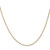 14K Yellow Gold 16 inch .85mm Spiga with Lobster Clasp Chain