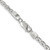 30" Sterling Silver 3.5mm Diamond-cut Round Spiga Chain Necklace