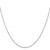 14K White Gold 18 inch .8mm Diamond-cut Cable with Lobster Clasp Chain