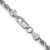 Sterling Silver Rhodium-plated 3mm Solid Rope Chain QDR060R-28