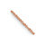 14K Rose Gold 16 inch 1.10mm Ropa with Spring Ring Clasp Chain