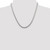 Sterling Silver 4mm Fancy Byzantine Chain QH1076-20