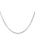 14K White Gold 20 inch .9mm Curb with Spring Ring Clasp Pendant Chain