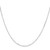 14K White Gold .85mm Diamond-cut Rolo Chain 7257-18