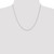 10k White Gold 1.2mm Cable Chain 10PE207-20