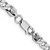 Sterling Silver Rhodium-plated 5.75mm Flat Curb Chain QLB150R-26